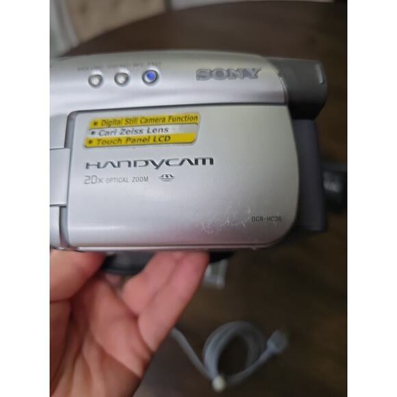 Sony DCR-HC36 MiniDv Camcorder TESTED working (NO REMOTE) - Picture 4 of 16